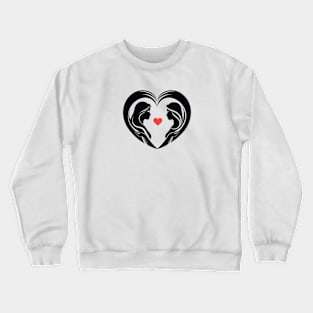 Love Grows Wild - Lesbian Love Spark Crewneck Sweatshirt